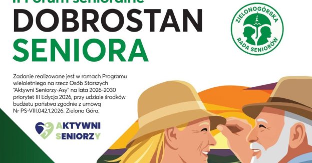 Zielonogórska Rada Seniorów zaprasza na II Forum Senioralne „Dobrostan Seniora”, które odbędzie się 20 października w godz. 10.00–15.00 w Sali Kolumnowej Urzędu Marszałkowskiego w Zielonej Górze.
